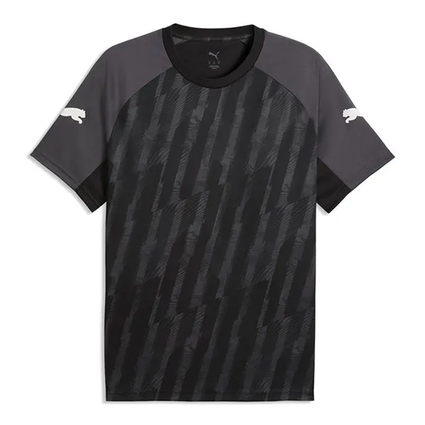 Bộ Quần Áo Cộc Tay Nam Puma Indiviliga Graphic 660968_03 / 660976_03 Màu Đen/Xám Size S