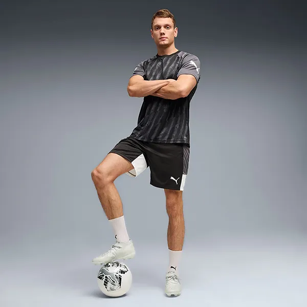 Bộ Quần Áo Cộc Tay Nam Puma Indiviliga Graphic 660968_03 / 660976_03 Màu Đen/Xám Size S