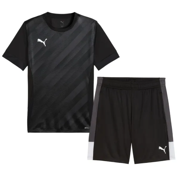 Bộ Thể Thao Nam Puma TeamGOAL Graphic Jersey 707112_03/660574_03 Màu Đen Size S