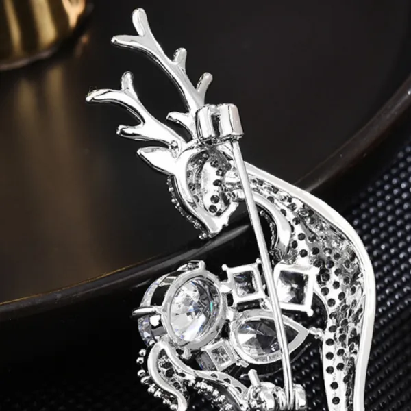 Cài Áo Nữ Meri Dreamy Deer BR17 Màu Bạc