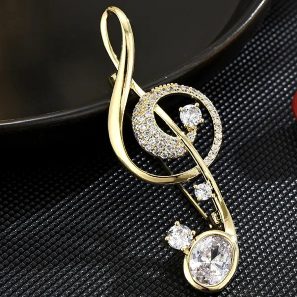 Cài Áo Nữ Meri Dream Melody BR13 Màu Vàng