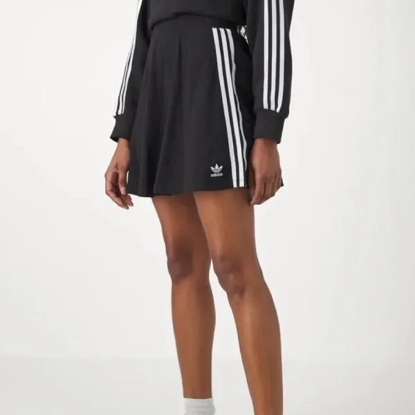 Chân Váy Nữ Adidas Black 3-Stripes Skirt IU2526 Màu Đen Size S