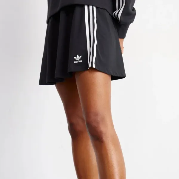 Chân Váy Nữ Adidas Black 3-Stripes Skirt IU2526 Màu Đen Size S
