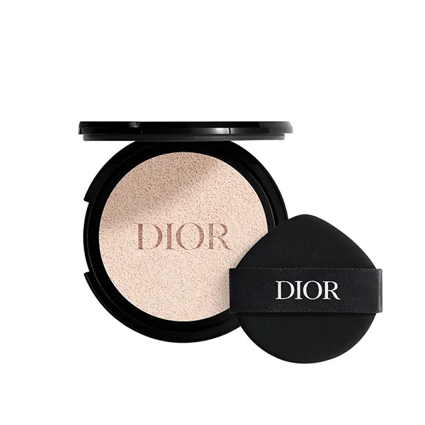 Combo Case Dior Forever Embroidered Cannage + Lõi Phấn Nước Dior Forever Cushion Matte Tone 00N