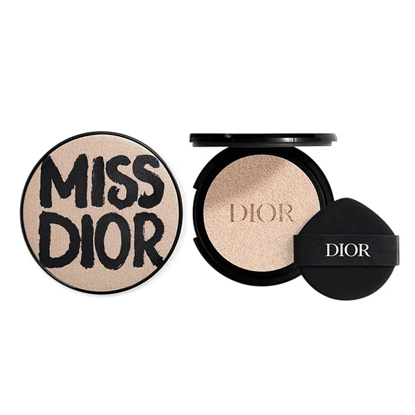 Combo Case Dior Forever Wild Beige + Lõi Phấn Nước Dior Forever Cushion Matte Tone 0N