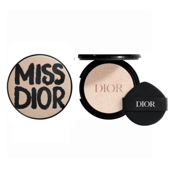 Combo Case Dior Forever Wild Beige + Lõi Phấn Nước Dior Forever Skin Glow Cushion Tone 00N