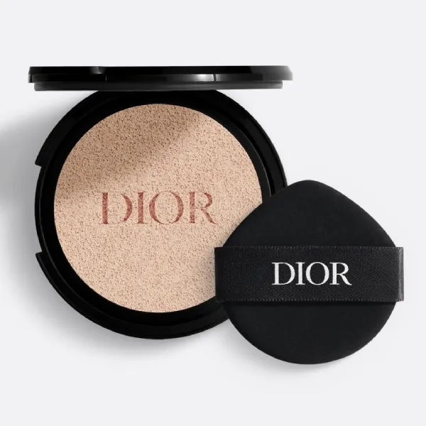 Combo Case Dior Forever Wild Beige + Lõi Phấn Nước Dior Forever Skin Glow Cushion Tone 0N
