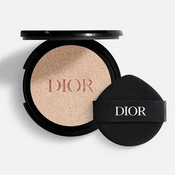 Combo Vỏ Case Dior Forever Couture Bold Black + Lõi Phấn Nước Forever Skin Glow Cushion Tone 0N