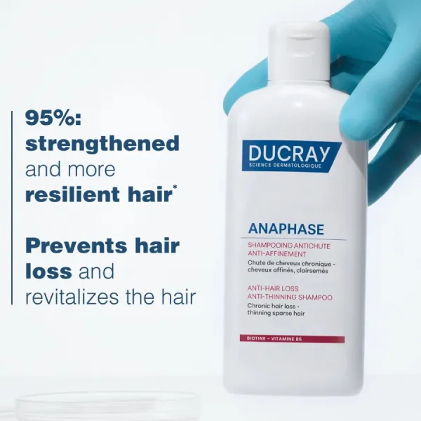 Dầu Gội Hỗ Trợ Ngăn Rụng Tóc Ducray Anaphase Anti-Hair Loss & Anti-Thinning Shampoo 400ml