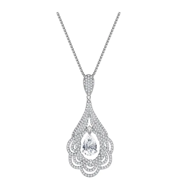 Dây Chuyền Nữ Kya Jewel Royal Tear KSN5 Màu Bạc