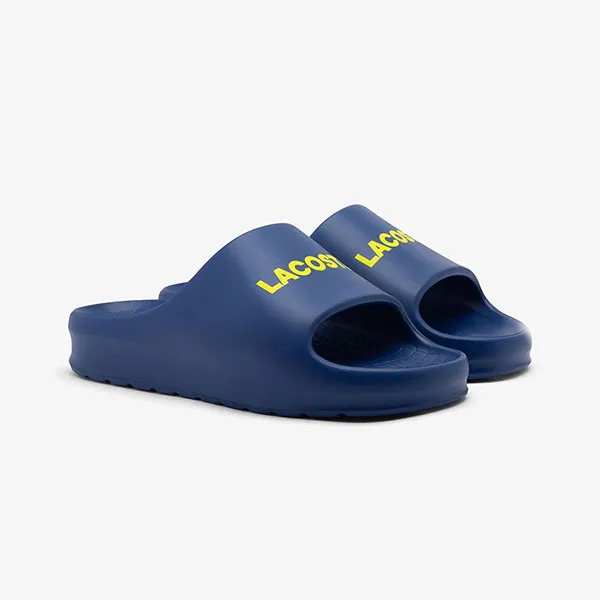 Dép Lacoste Sandalias Serve Slide 2.0 Para Hombre 50CMA0023-2S1 Màu Xanh Đậm Size 6
