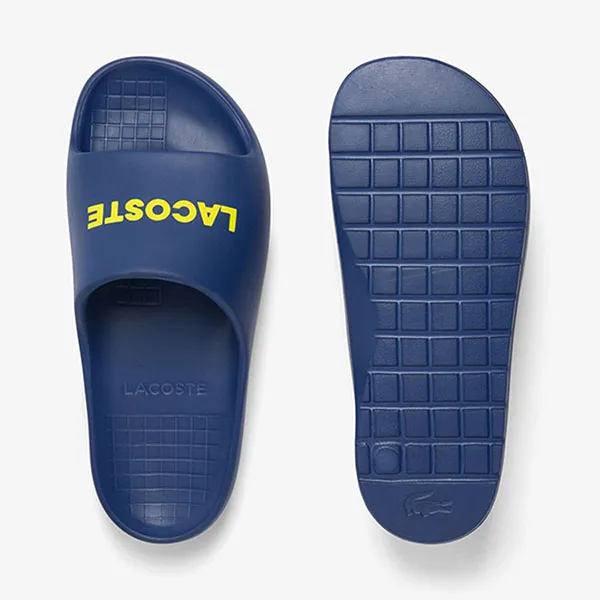Dép Lacoste Sandalias Serve Slide 2.0 Para Hombre 50CMA0023-2S1 Màu Xanh Đậm Size 6