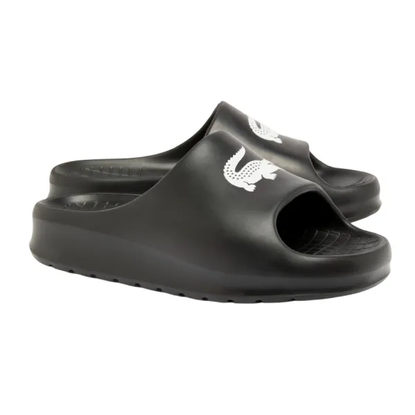 Dép Nữ Lacoste Serve Slide 2.0 48CFA0011 312 Màu Đen Size 3