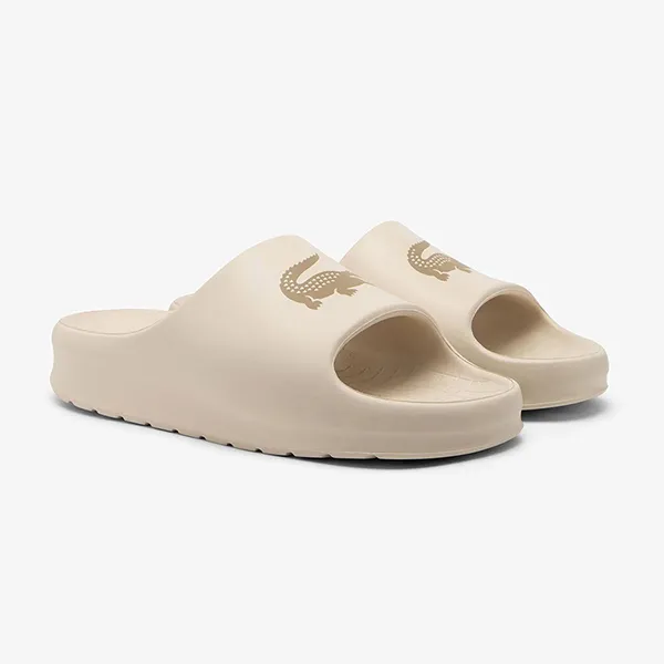 Dép Lacoste Serve Slide 2.0 749CMA0024.53S Màu Beige Size 7