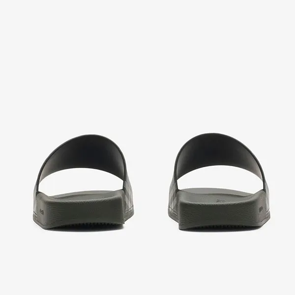Dép Nam Burberry Check Slides Thicket Green 81132641 Màu Đen Xanh Size 42