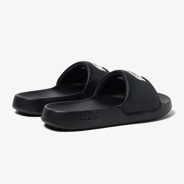 Dép Nam Lacoste Men's Serve Slide 1.0 45CMA0002 312 Màu Đen Size 6