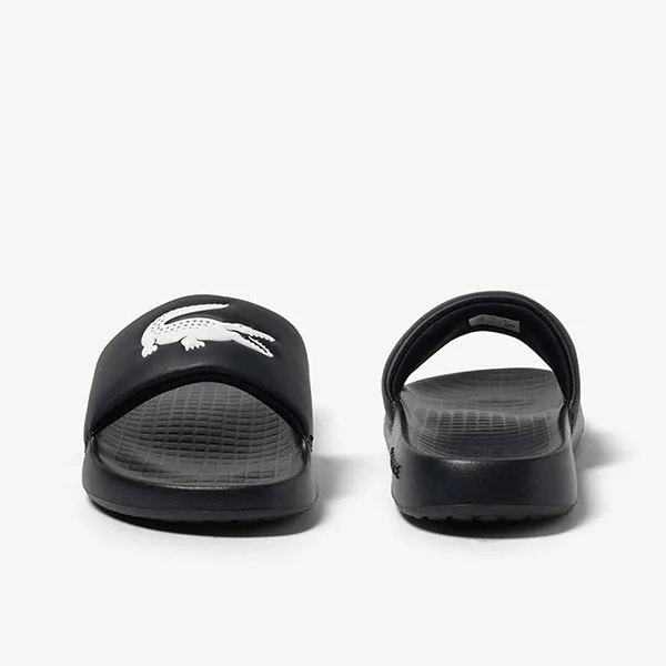 Dép Nam Lacoste Men's Serve Slide 1.0 45CMA0002 312 Màu Đen Size 6