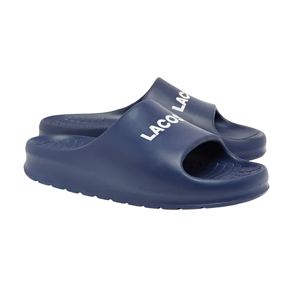 Dép Nam Lacoste Men's Serve Slide 2.0 48CMA0020 092 Màu Xanh Navy Size 7