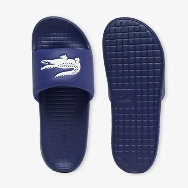Dép Nam Lacoste Men's Serve Slides 1.0 51CMA0017 092 Màu Xanh Navy Size 8