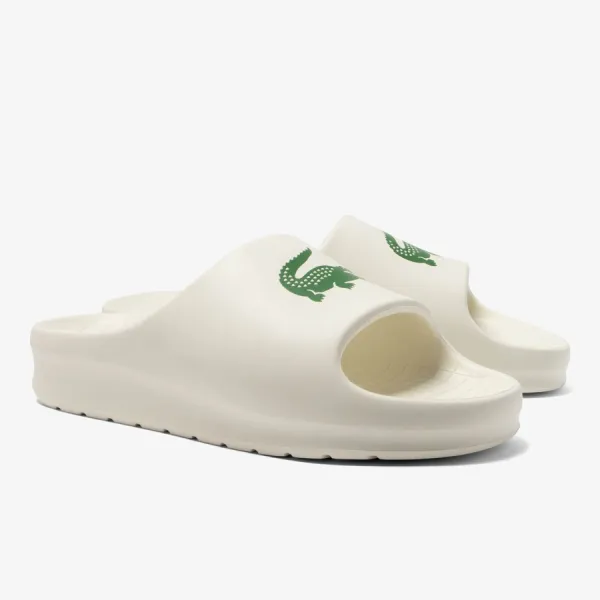 Dép Nam Lacoste Men’s Serve Slides 2.0 46CMA0032 1Y5 Màu Trắng Size 6