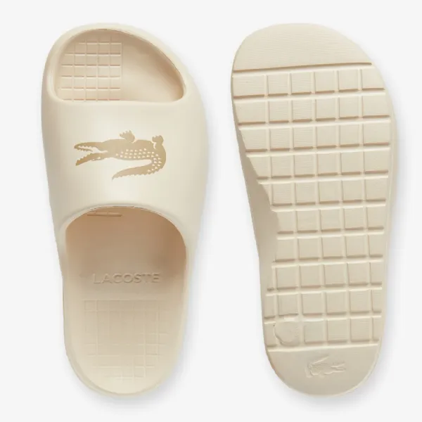 Dép Nữ Lacoste Serve Slide 2.0 49CFA0025 53S Màu Trắng Size 3