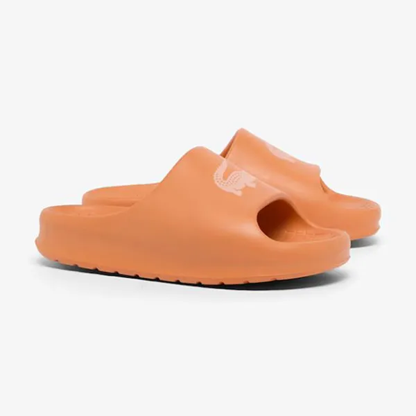 Dép Nữ Lacoste Serve Slide 2.0 51CFA0041 ART Màu Cam Size 6