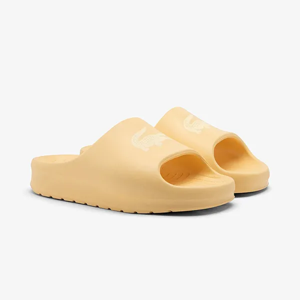 Dép Nữ Lacoste Serve Slide 2.0 LAC50CFA0023LY2007 LY2 Màu Vàng Size 3