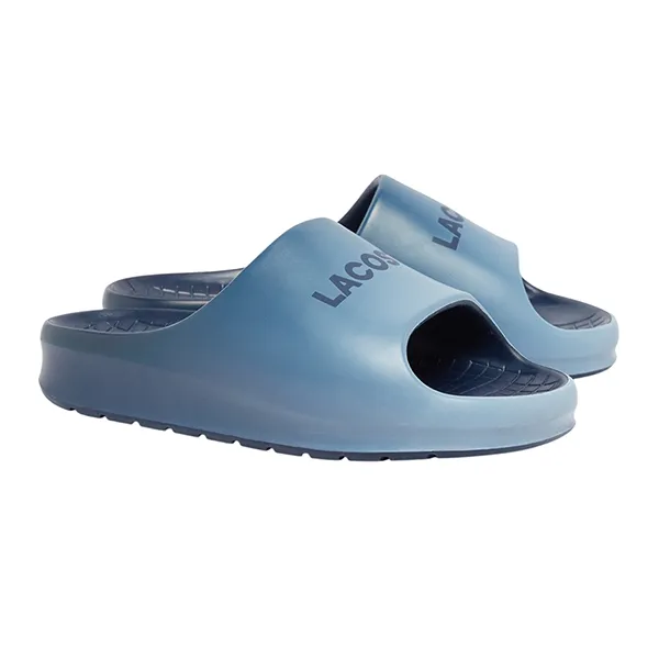 Dép Nữ Lacoste Women's Serve Slide 2.0 49CFA0028 NV1 Màu Xanh Navy Size 7