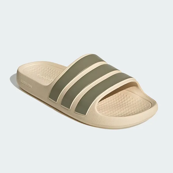 Dép Unisex Adidas Adilette Flow Slides IH8986 Màu Kem/Xanh Size 39