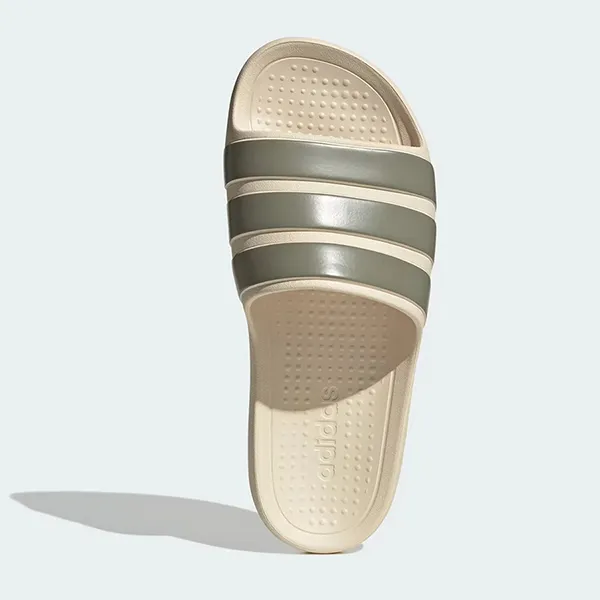 Dép Unisex Adidas Adilette Flow Slides IH8986 Màu Kem/Xanh Size 39