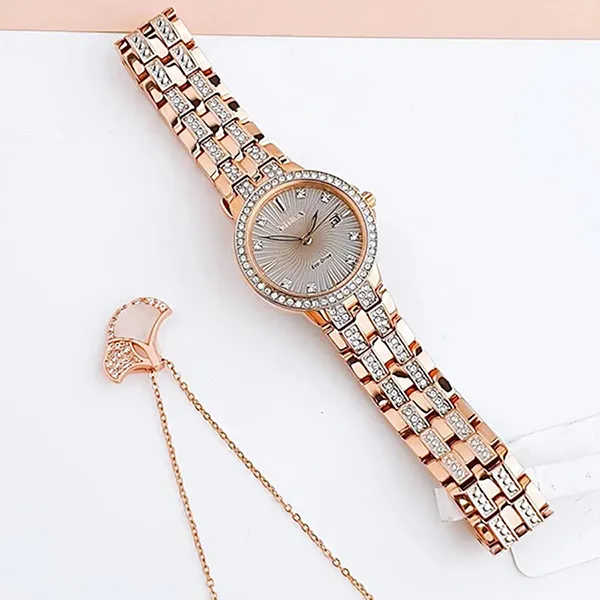 Đồng Hồ Nữ Citizen Silhouette Crystal Watch EW2348-56A Màu Vàng Hồng