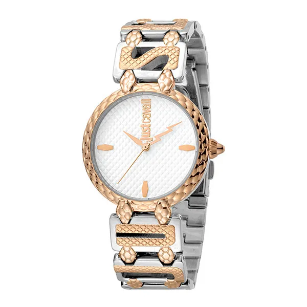 Đồng Hồ Nữ Just Cavalli Women's Watch Stainless Steel Strap 32mm WFJCQF00S32 0049 Màu Bạc Vàng