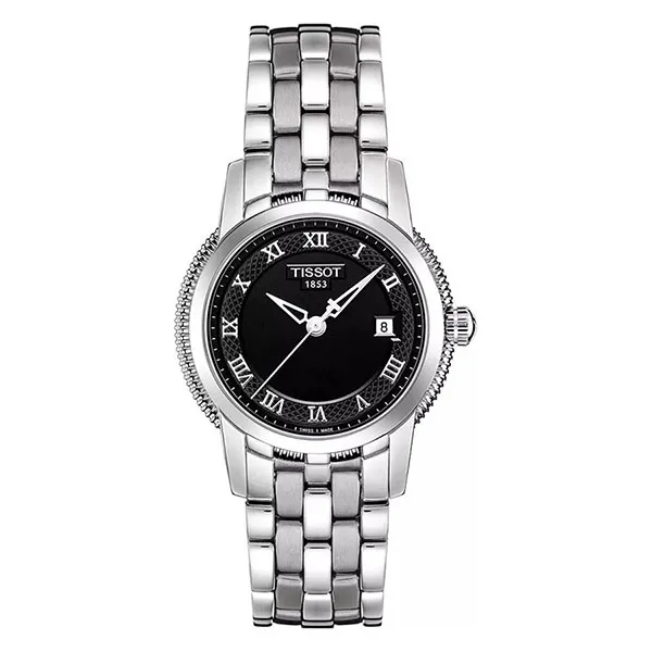 Đồng Hồ Nữ Tissot Ballade III T031.210.11.053.00 Watch 28mm Màu Bạc - Đen