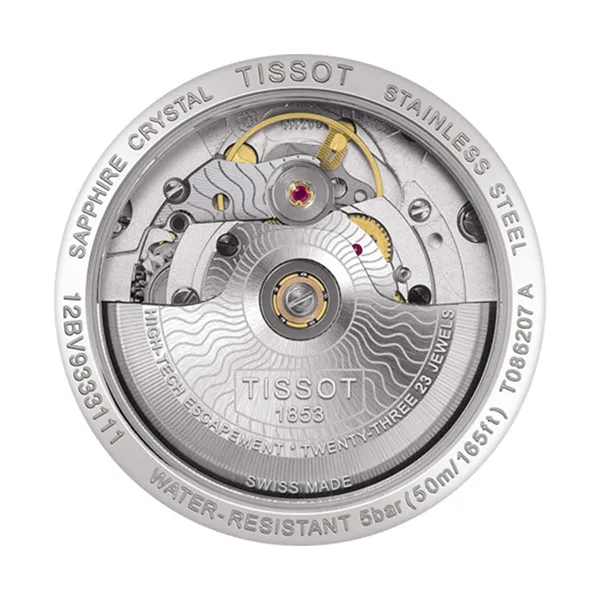 Đồng Hồ Nữ Tissot Powermatic 80 Watch T086.207.16.111.00 Màu Trắng