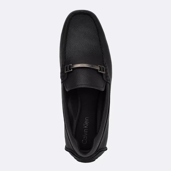 Giày Lười Nam Calvin Klein Moca CK OTILIS - BLK Màu Đen Size 8