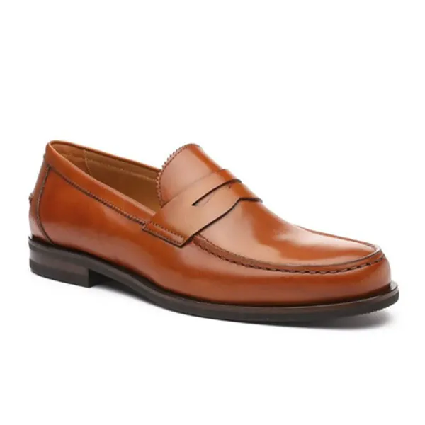 Giày Lười Nam Germano Bellesi 113 Màu Nâu Size 38