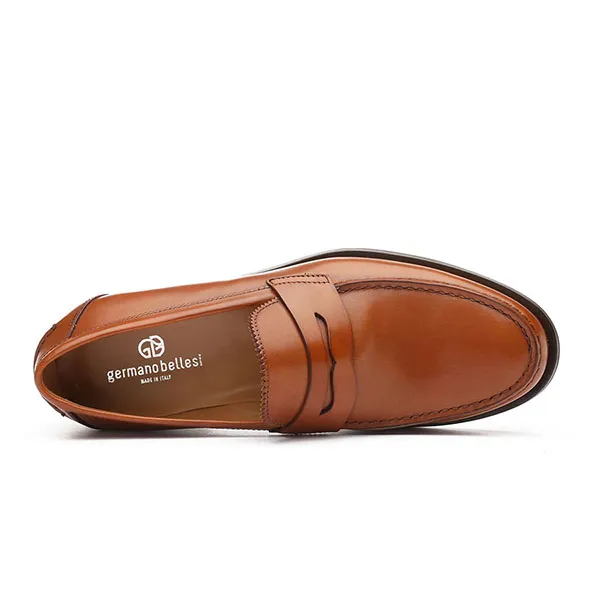 Giày Lười Nam Germano Bellesi 113 Màu Nâu Size 38