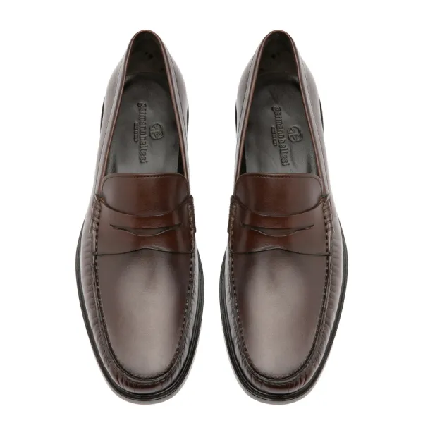 Giày Lười Nam Germano Bellesi 202 Màu Nâu Size 42