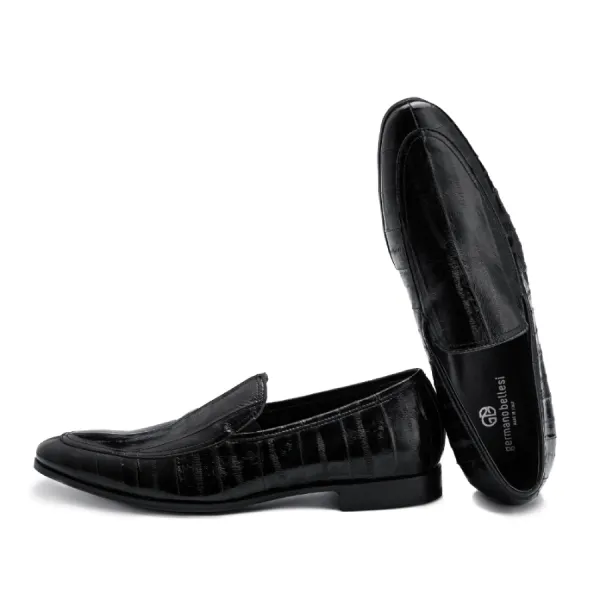 Giày Lười Nam Germano Bellesi 808 Màu Đen Size 41.5