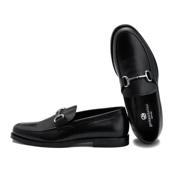 Giày Lười Nam Germano Bellesi 918 Màu Đen Size 39