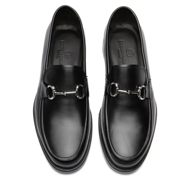 Giày Lười Nam Germano Bellesi 918 Màu Đen Size 39
