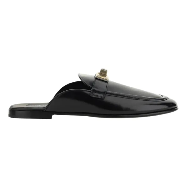Giày Sục Nam Dolce & Gabbana D&G Men's Black A80438AQ23780999 Màu Đen Size 41.5