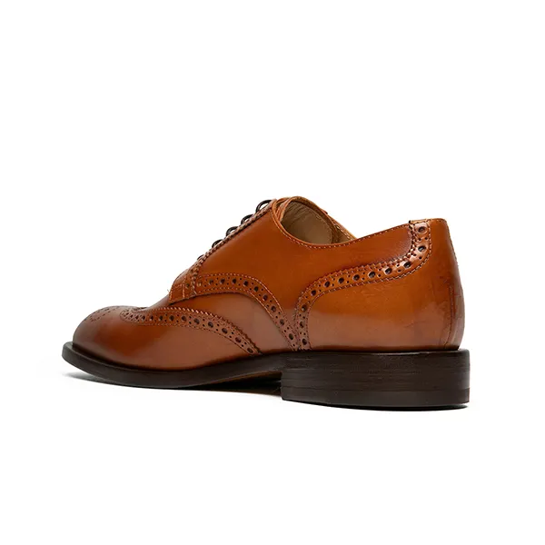 Giày Tây Nam Germano Bellesi 1330 Màu Nâu Size 38