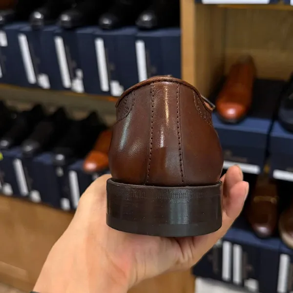 Giày Tây Nam Germano Bellesi 218-BR Màu Nâu Size 38