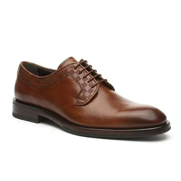 Giày Tây Nam Germano Bellesi 218-BR Màu Nâu Size 38