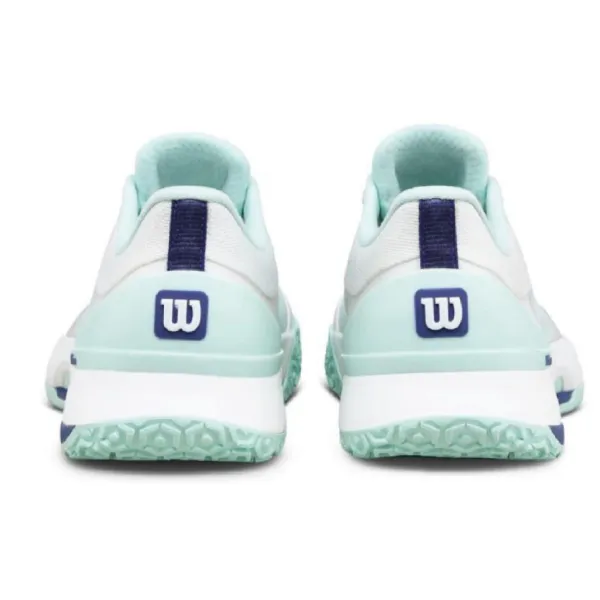 Giày Tennis/Pickleball Nữ Wilson Intrigue Tour OC White WRS340110 Màu Trắng Phối Xanh Size 36.5