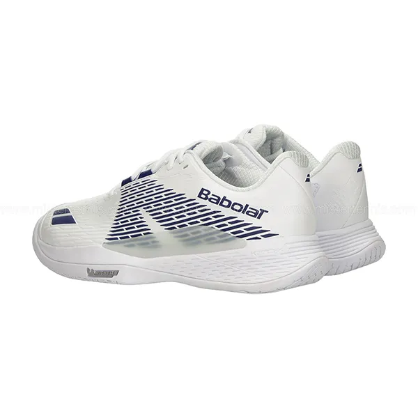 Giày Tennis/Pickleball Nam Babolat Propulse Storm White/Dark Blue 30F26442A-1069 Màu Trắng/Xanh Size 40
