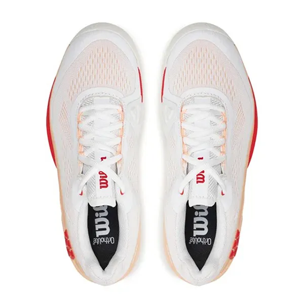 Giày Tennis/Pickleball Wilson Rush Pro 4.0 WRS332670 Màu Trắng/Đỏ Size 40