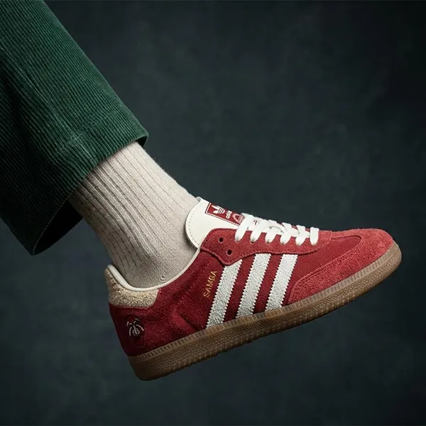 Giày Thể Thao Nữ Adidas Samba OG IG8905 Màu Đỏ Size 36