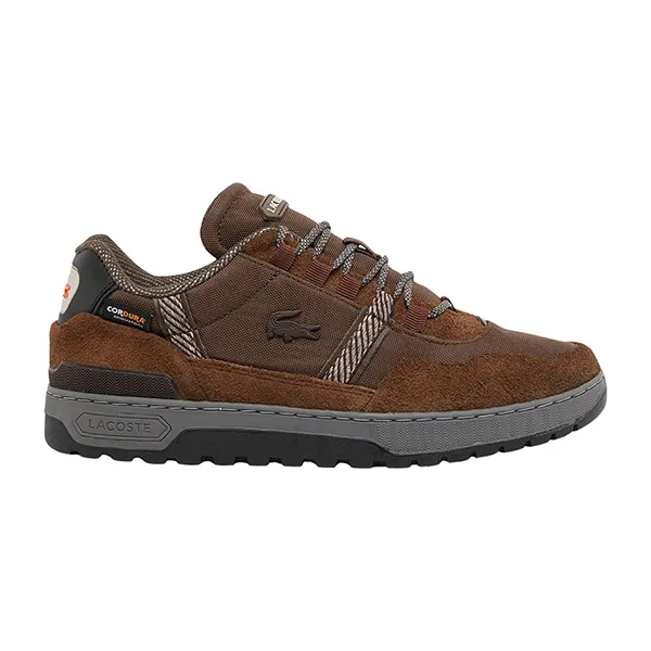 Giày Thể Thao Nam Lacoste T-Clip Winter BRW/DK GRY 48SMA0037 7B8 Màu Nâu Size 8